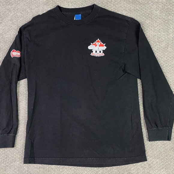 Reebok Grey Cup 100th Anniversary Long Sleeve T Shirt Men's Medium CFL Toronto - Picture 1 of 7